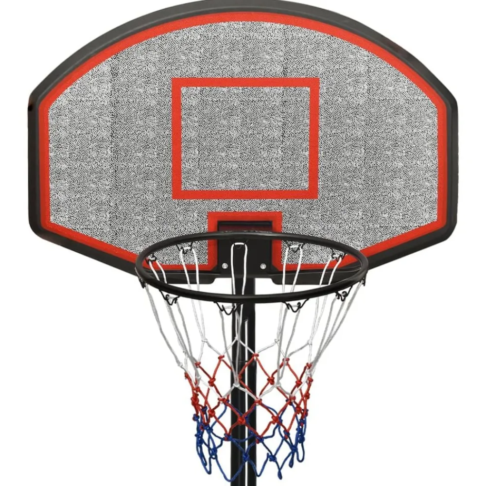 vidaXL Canasta de baloncesto polietileno 282-352 cm Negro Sale