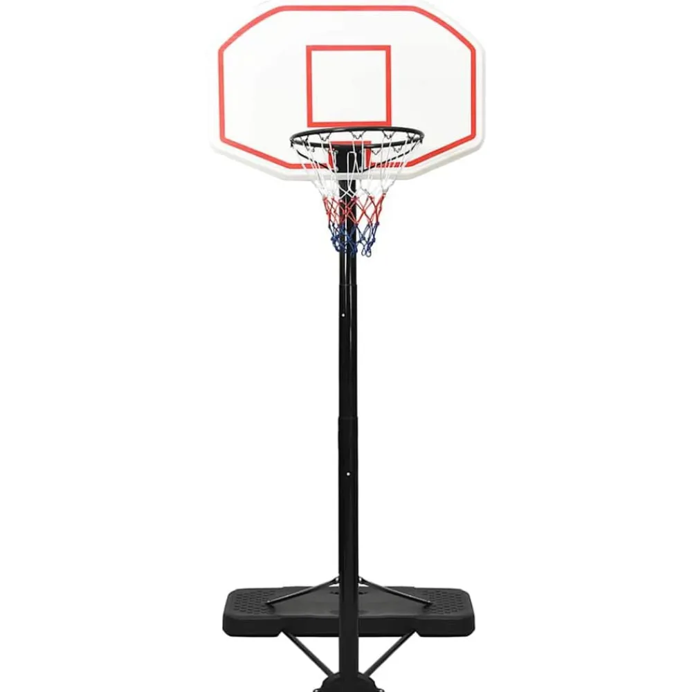 vidaXL Equipamiento Para Atletismo-Canasta de baloncesto polietileno 258-363 cm