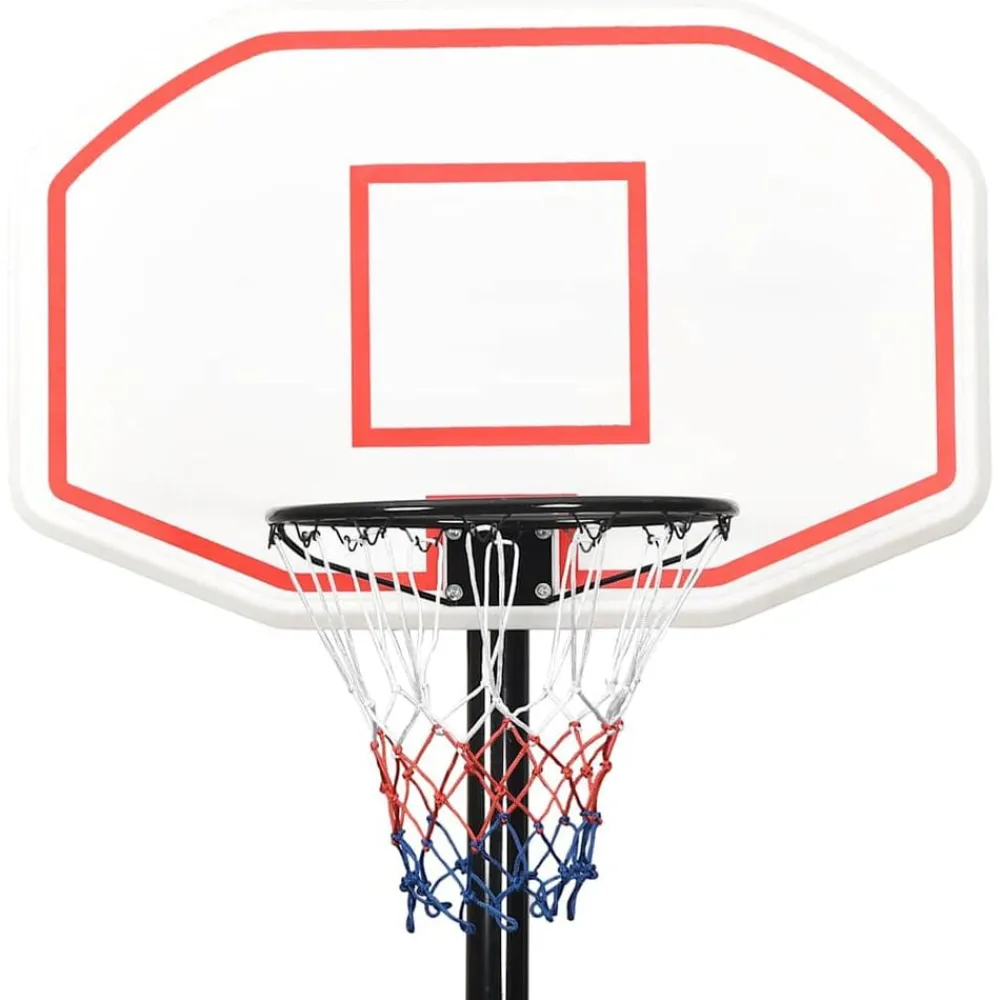 vidaXL Equipamiento Para Atletismo-Canasta de baloncesto polietileno 258-363 cm