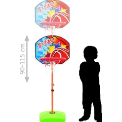 vidaXL Canasta de baloncesto y balón para niños Best