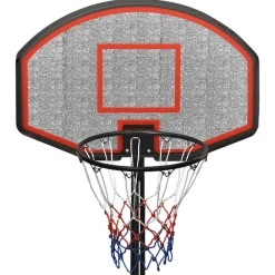 vidaXL Equipamiento Para Atletismo-Canasta de baloncesto polietileno 237-307 cm