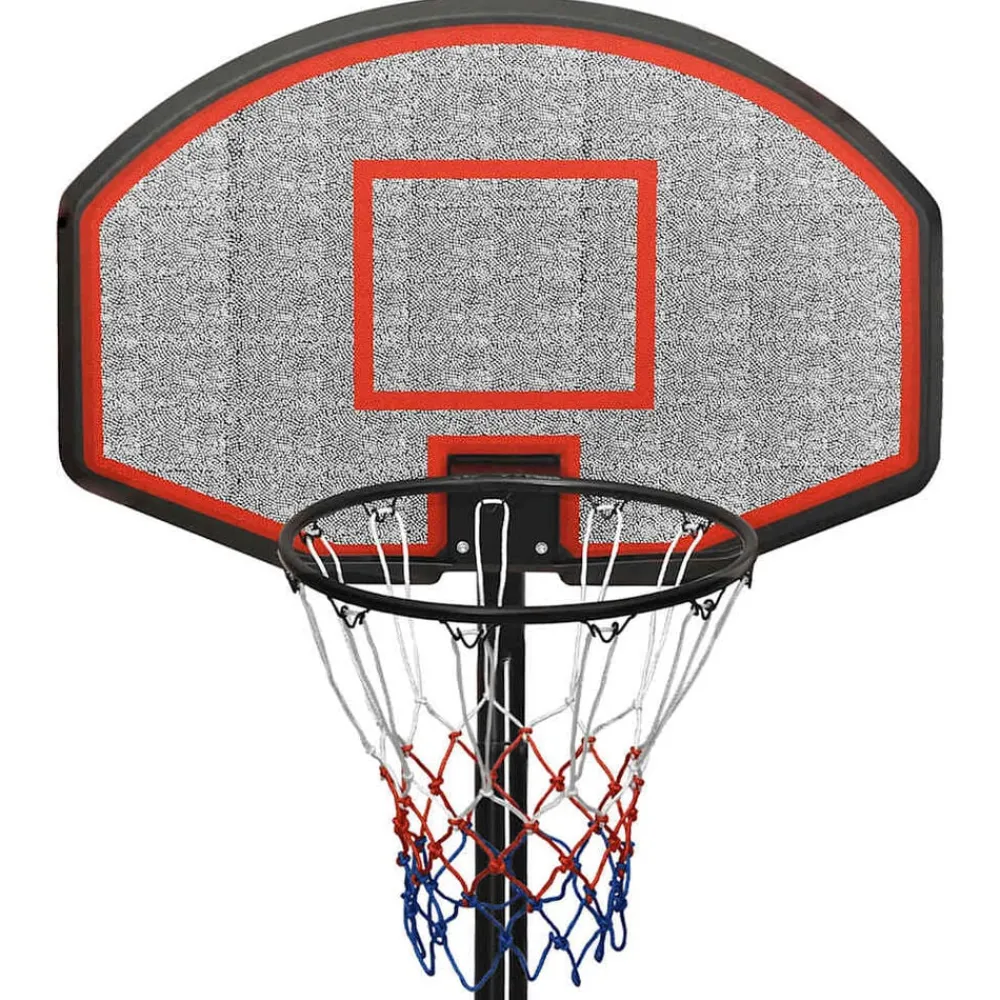 vidaXL Equipamiento Para Atletismo-Canasta de baloncesto polietileno 237-307 cm