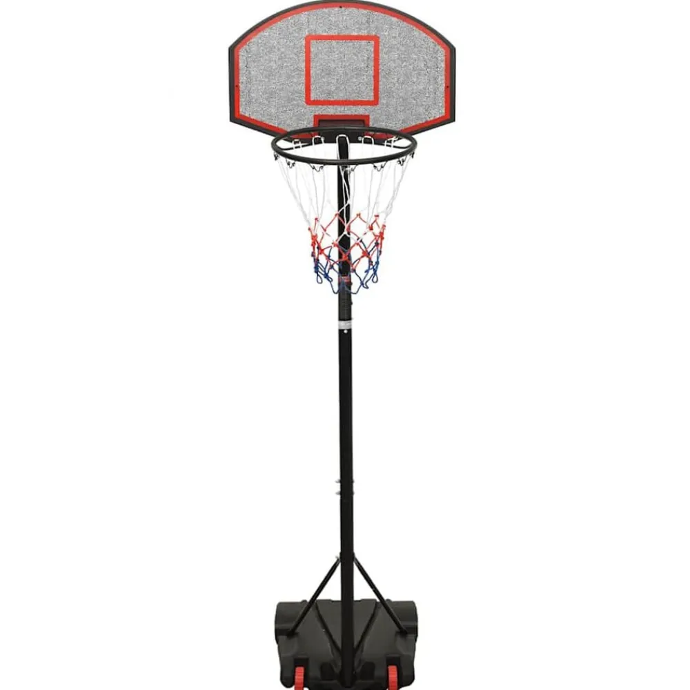 vidaXL Canasta de baloncesto polietileno 216-250 cm Negro Outlet