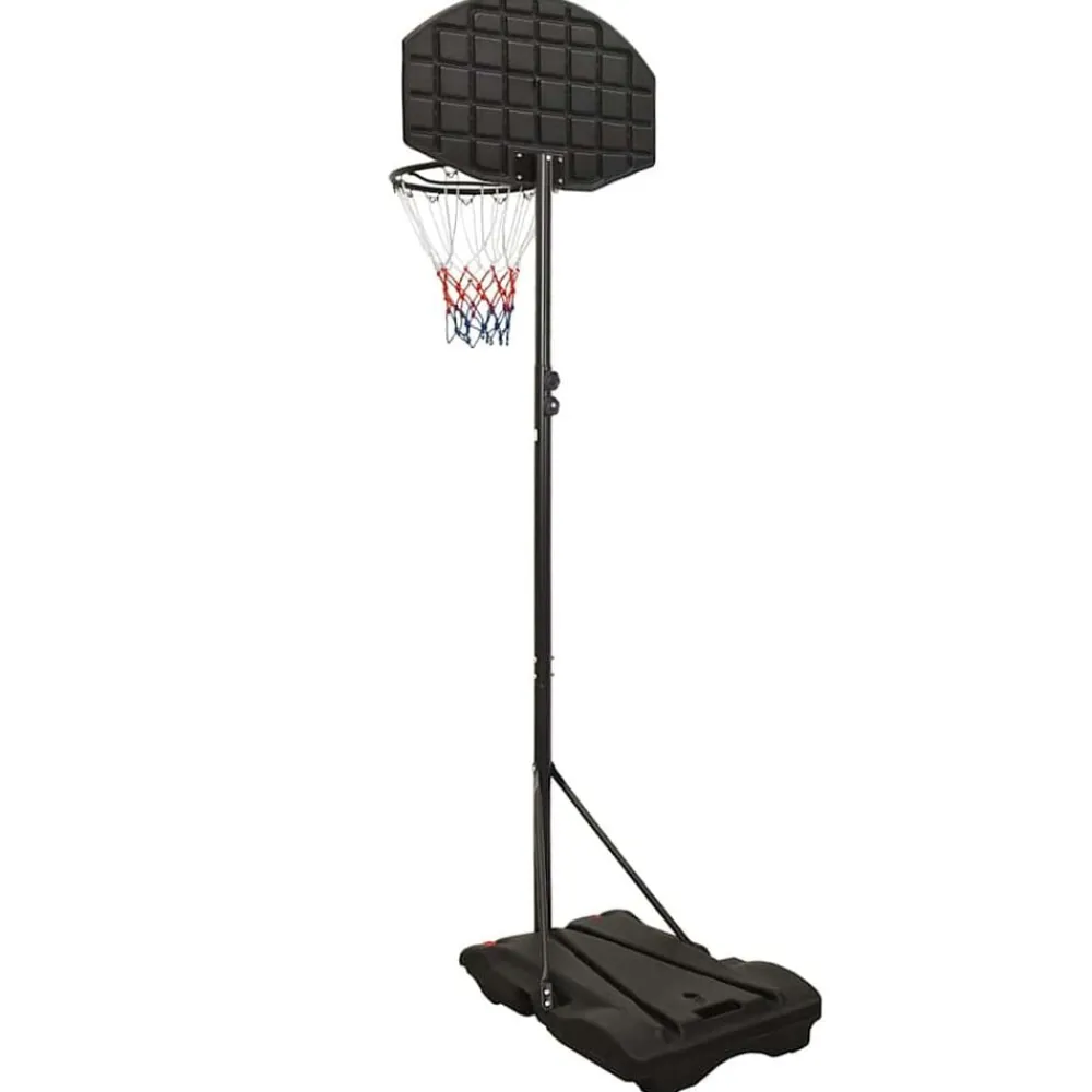 vidaXL Canasta de baloncesto polietileno 216-250 cm Negro Outlet