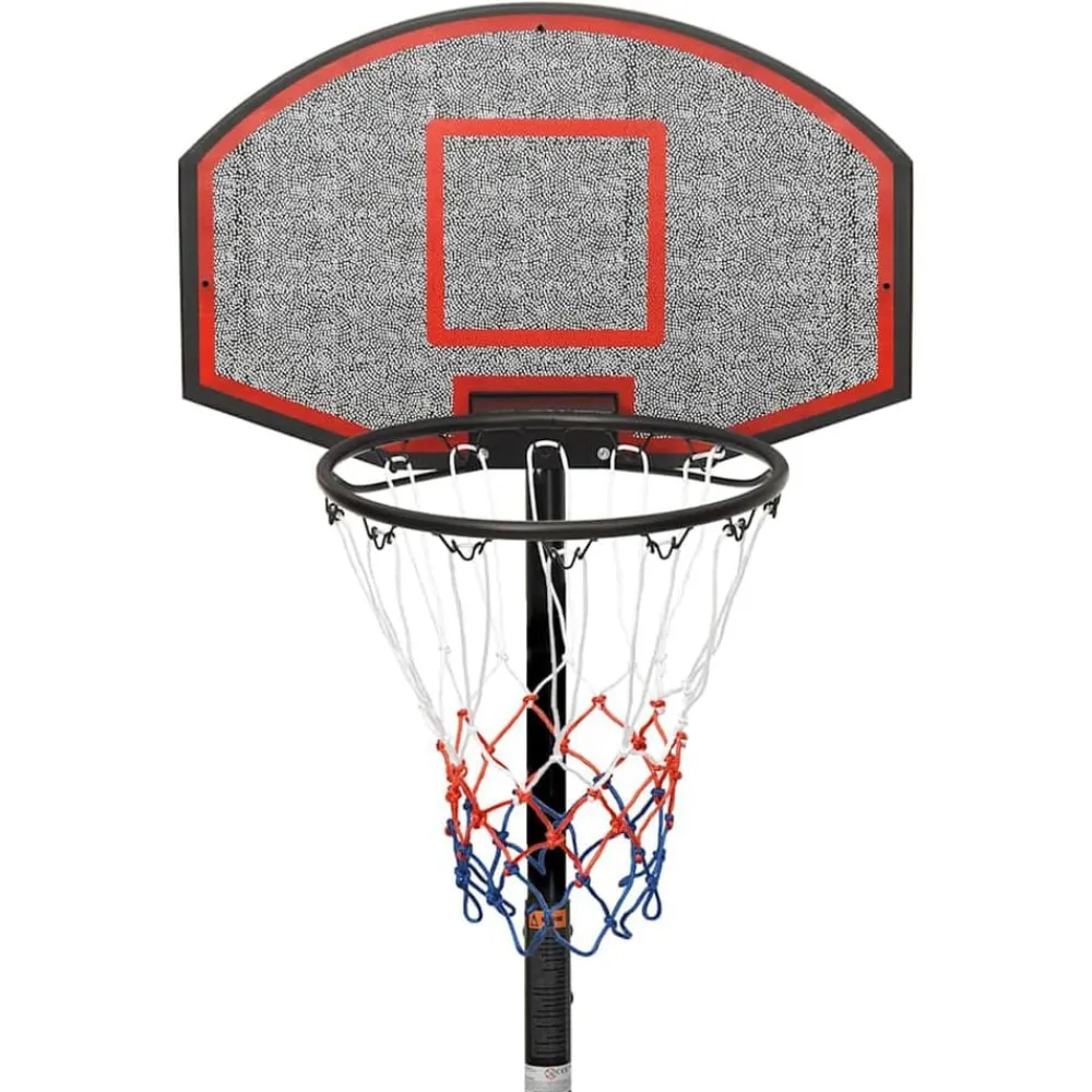 vidaXL Canasta de baloncesto polietileno 216-250 cm Negro Outlet