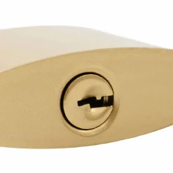 vidaXL Candado en U con llaves 50 pcs Latón Hierro Outlet