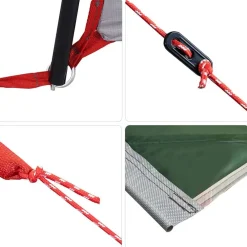 vidaXL Actividades Al Aire Libre-Carpa Caravana para 3 Personas 330 x 252 x 245 cm