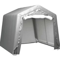 vidaXL Carpa de almacenamiento acero gris 240x240 cm Best