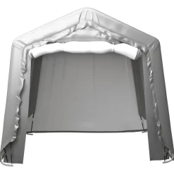 vidaXL Carpa de almacenamiento acero gris 240x240 cm Best