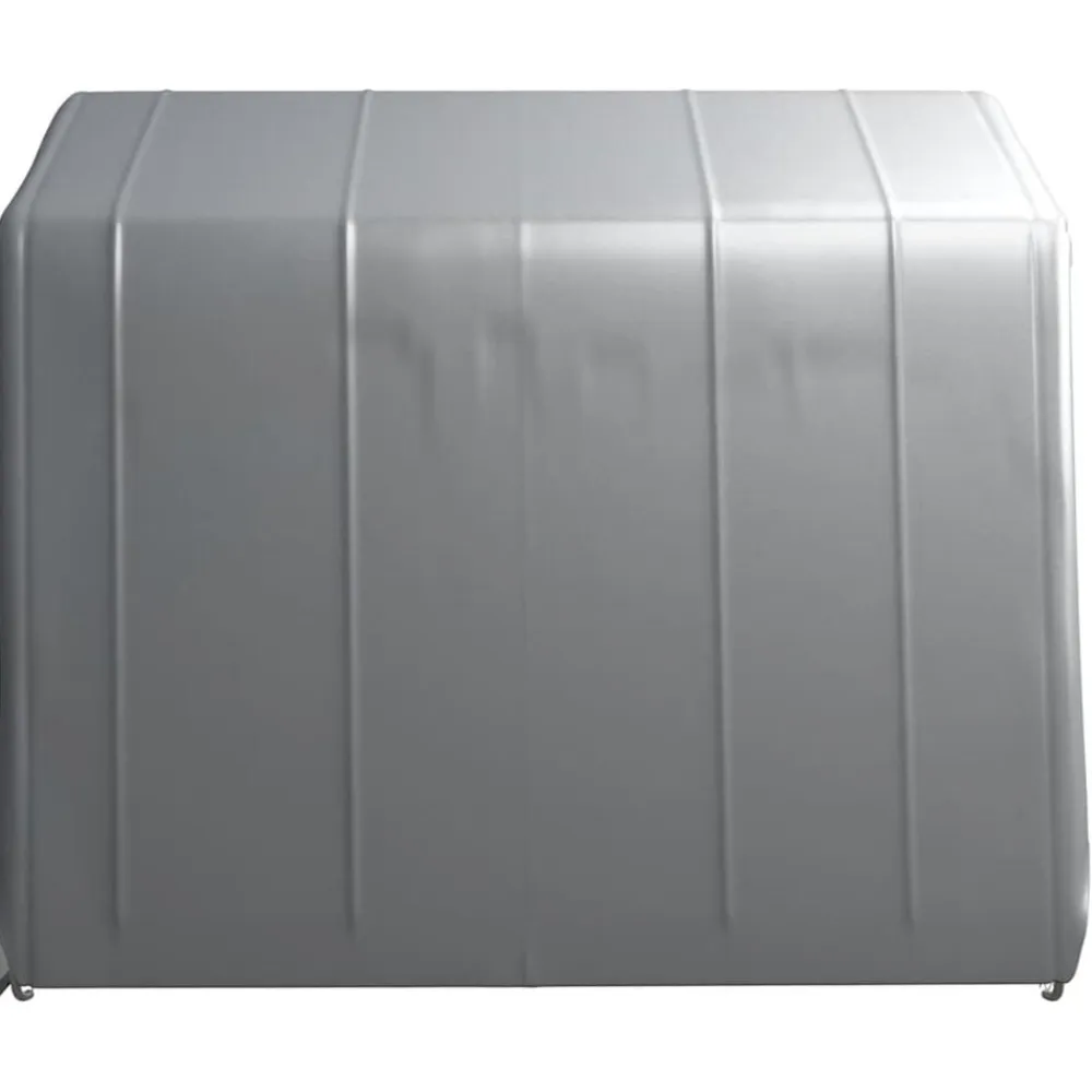 vidaXL Carpa de almacenamiento acero gris 240x240 cm Best