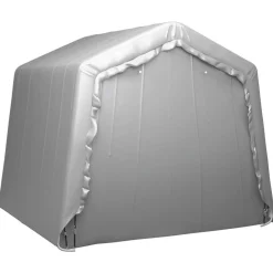vidaXL Carpa de almacenamiento acero gris 240x240 cm Best