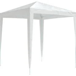 vidaXL Carpa de celebraciones blanca 2x2 m Blanco Clearance