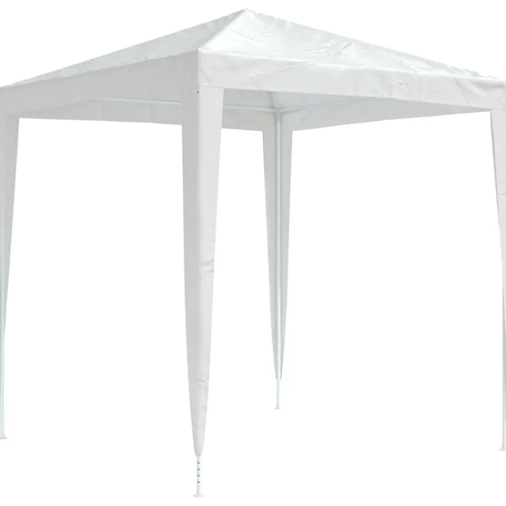 vidaXL Carpa de celebraciones blanca 2x2 m Blanco Clearance