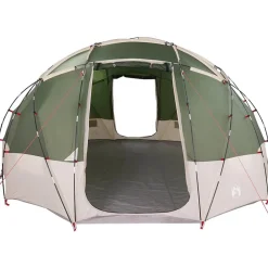 vidaXL Carpa de cúpula con techo 475 x 475 x 235 cm tafetán Verde Online