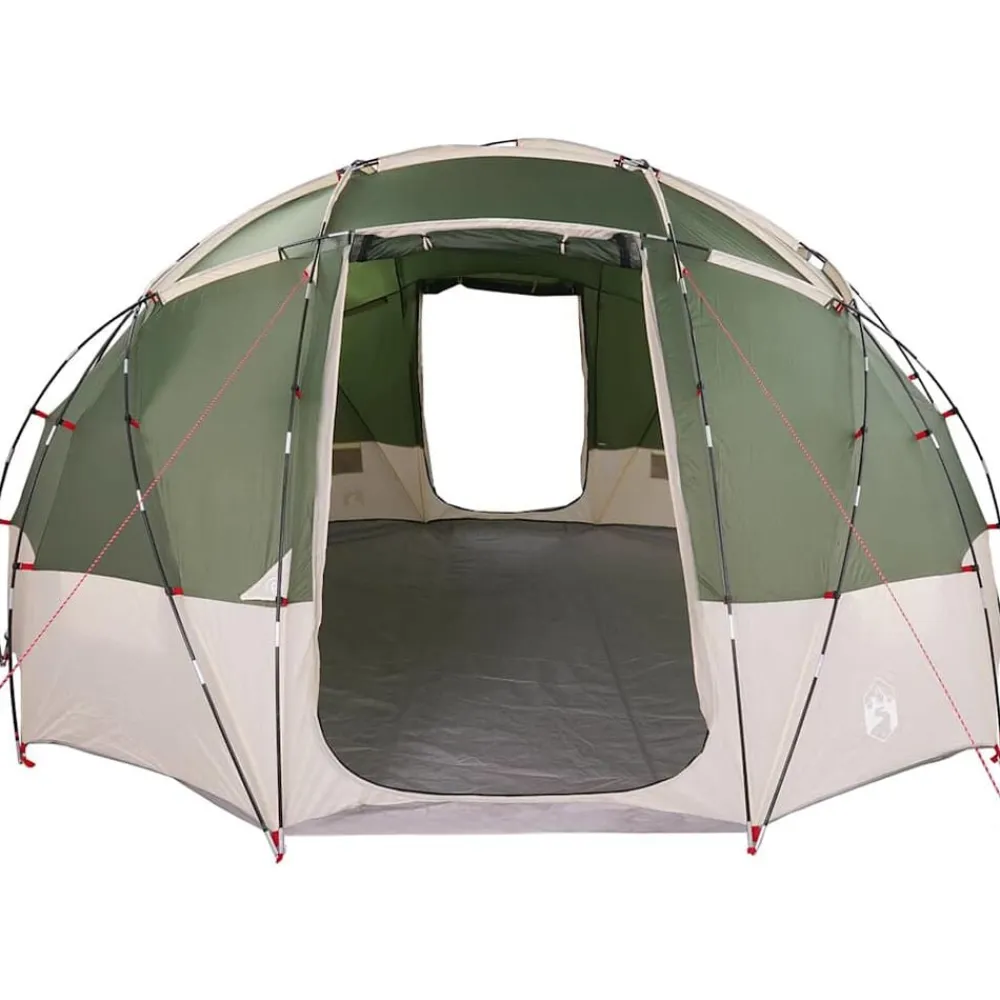 vidaXL Carpa de cúpula con techo 475 x 475 x 235 cm tafetán Verde Online
