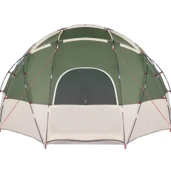 vidaXL Carpa de cúpula con techo 475 x 475 x 235 cm tafetán Verde Online