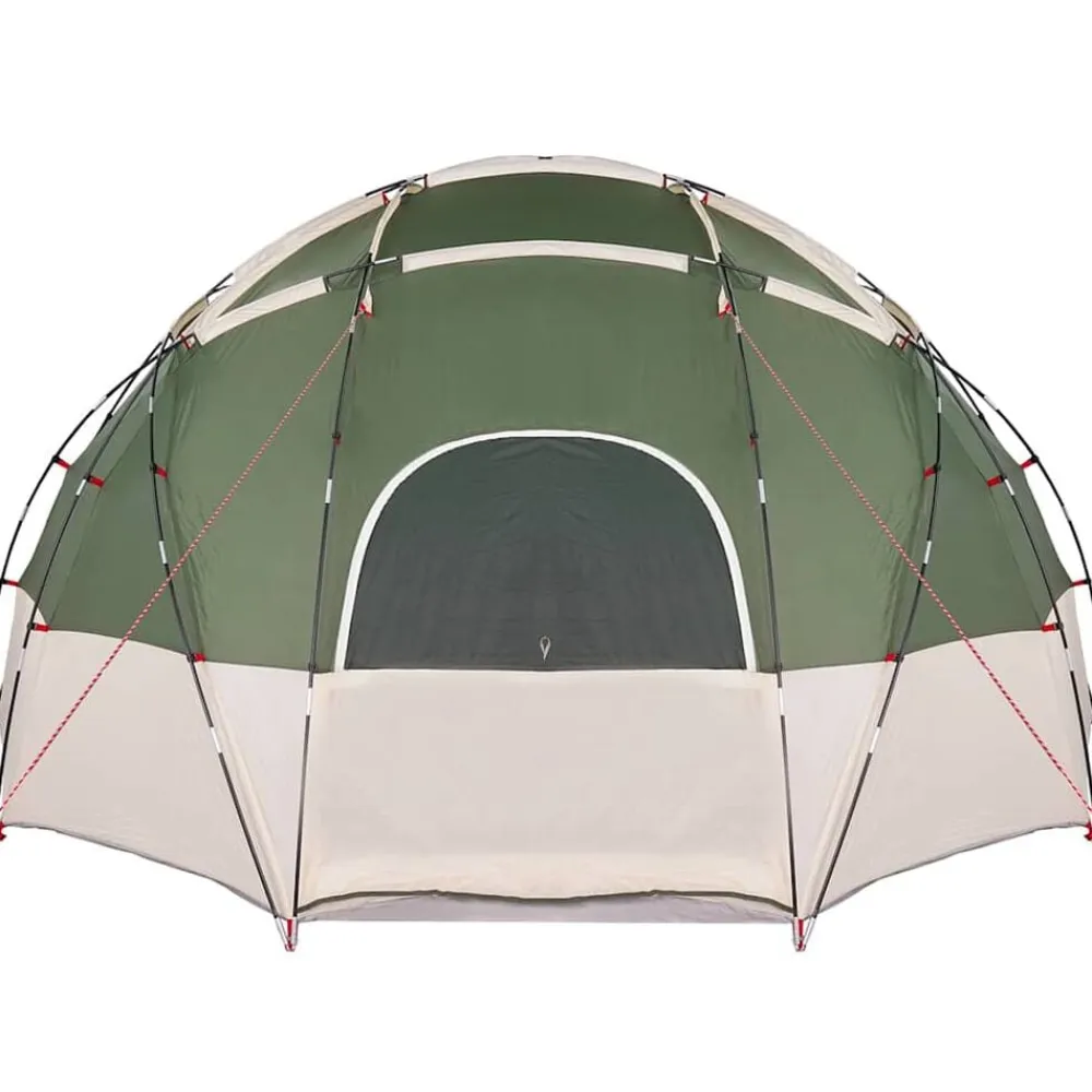 vidaXL Carpa de cúpula con techo 475 x 475 x 235 cm tafetán Verde Online