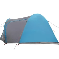 vidaXL Carpa de cúpula Iglú con techo 384 x 254 x 170 cm Azul Discount
