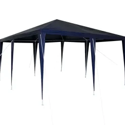 vidaXL Carpa de Fiesta 400 x 400 x 266 cm Polietileno y Acero Azul Online