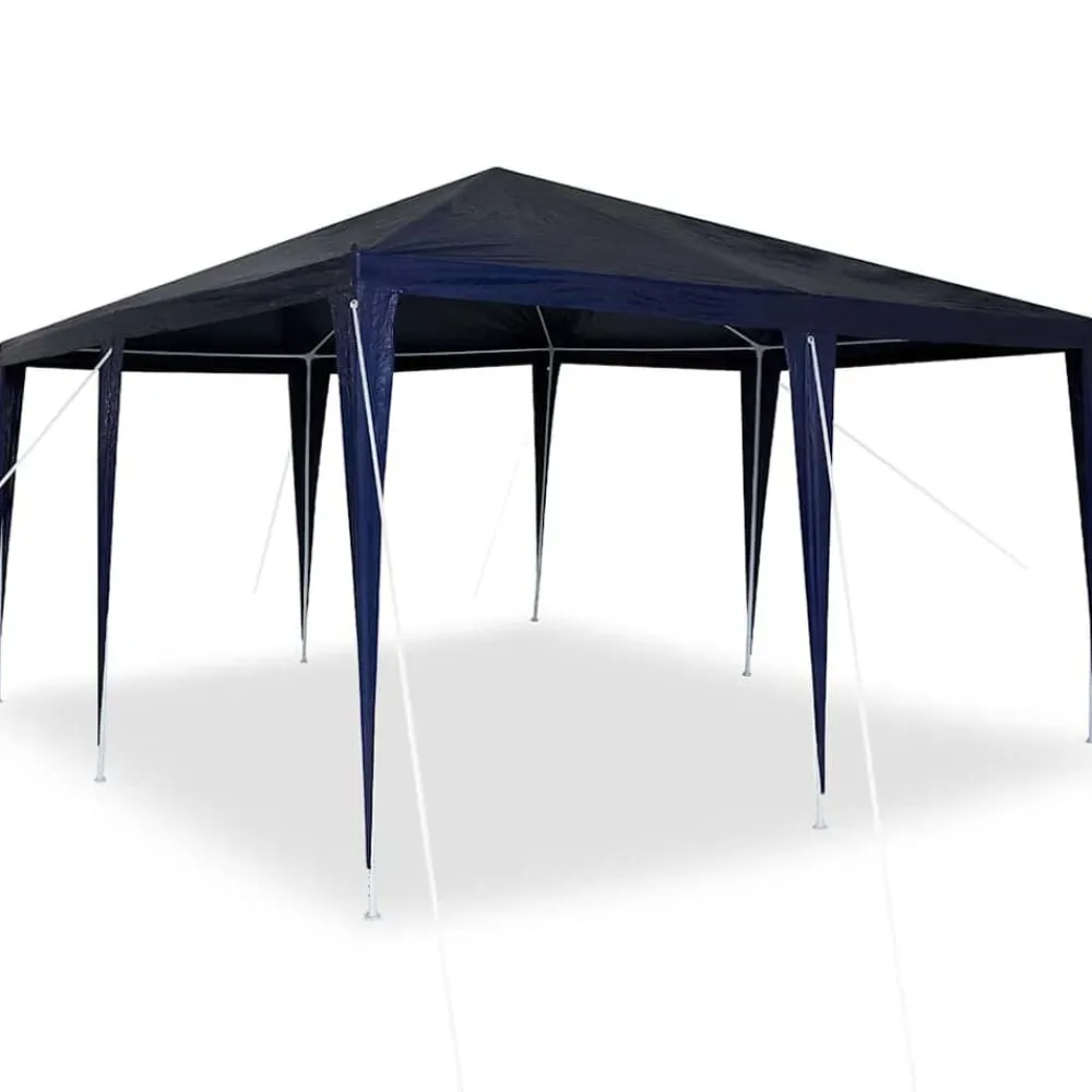 vidaXL Carpa de Fiesta 400 x 400 x 266 cm Polietileno y Acero Azul Online