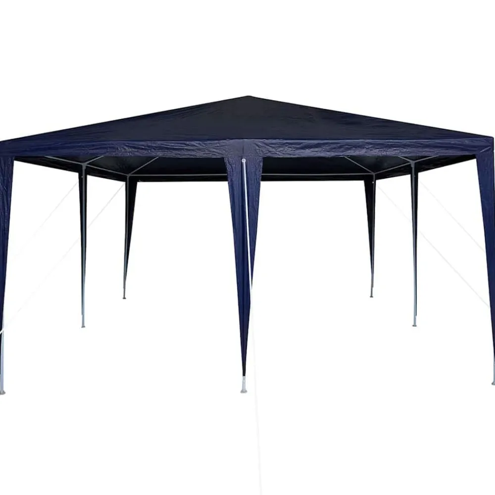vidaXL Carpa de Fiesta 400 x 400 x 266 cm Polietileno y Acero Azul Online