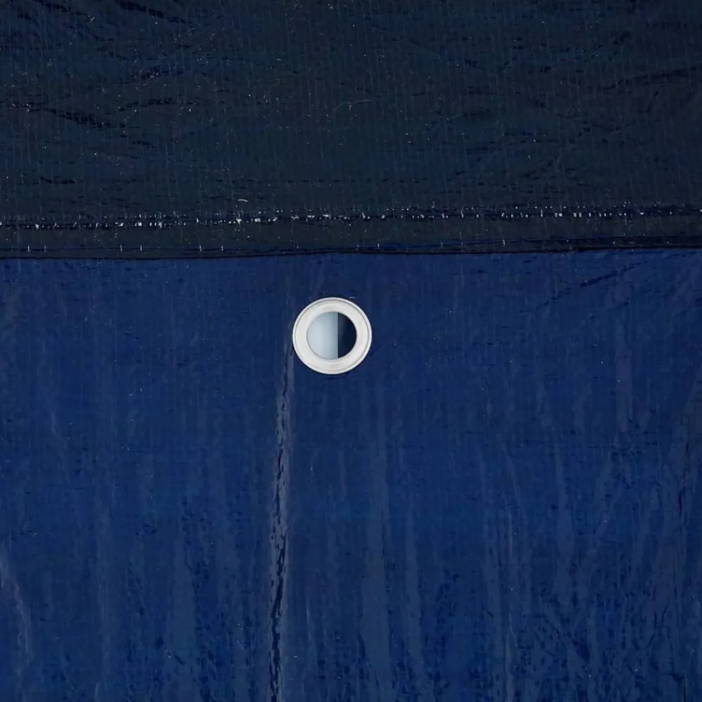 vidaXL Carpa de Fiesta 400 x 400 x 266 cm Polietileno y Acero Azul Online