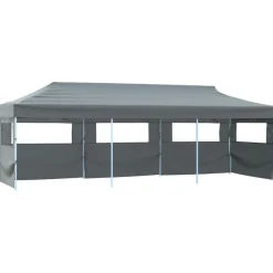 vidaXL Jardín-Carpa de fiestas pop-up plegable con 5 paredes 870x291x315 cm