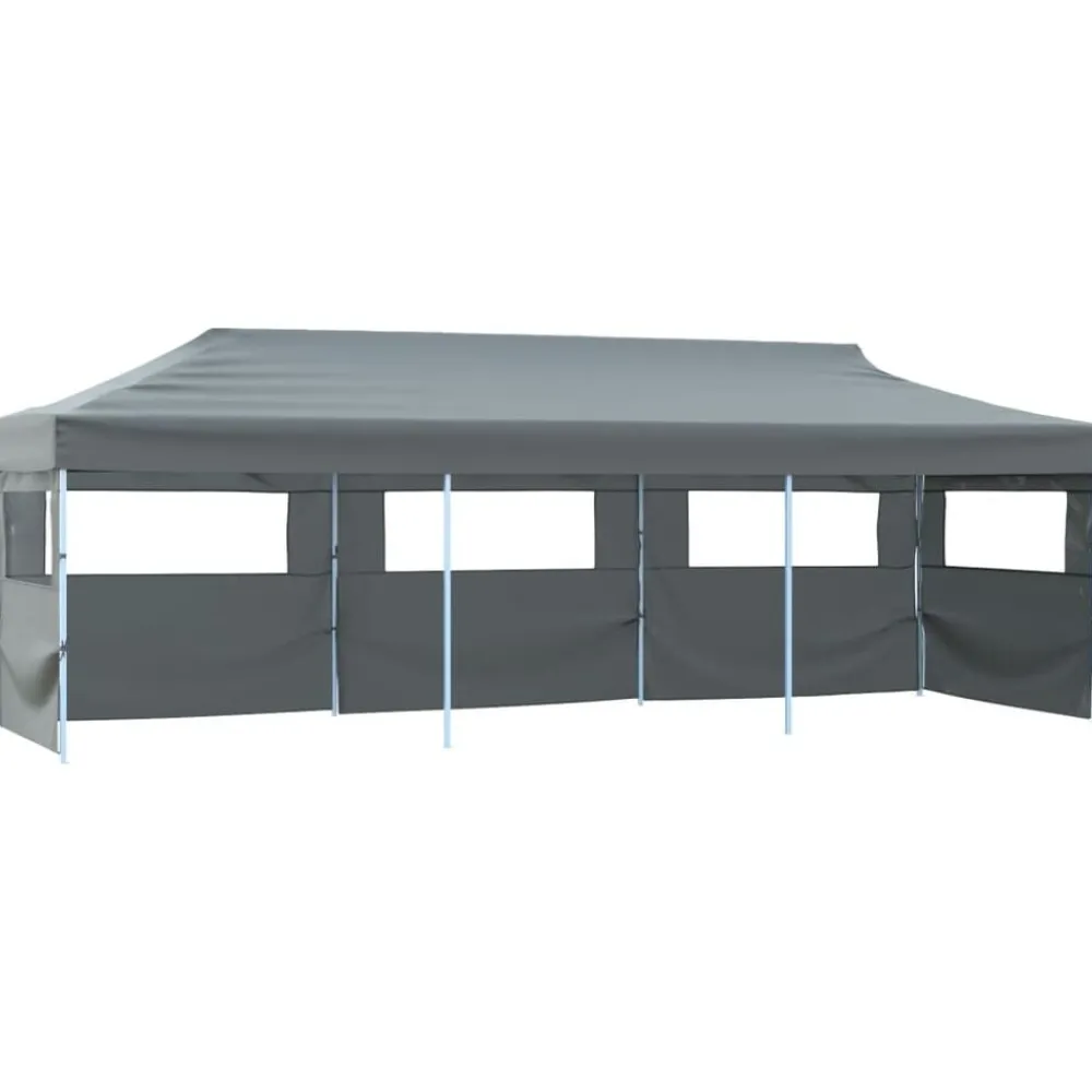 vidaXL Jardín-Carpa de fiestas pop-up plegable con 5 paredes 870x291x315 cm