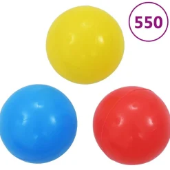 vidaXL Estructuras Para Juegos Al Aire Libre-Carpa de juegos con 550 bolas 123x120x146 cm