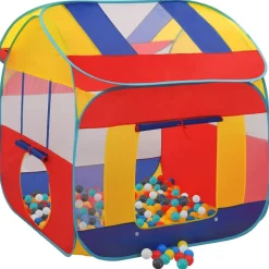 vidaXL Estructuras Para Juegos Al Aire Libre-Carpa de juegos con 550 bolas 123x120x126 cm