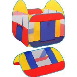 vidaXL Estructuras Para Juegos Al Aire Libre-Carpa de juegos con 550 bolas 123x120x126 cm