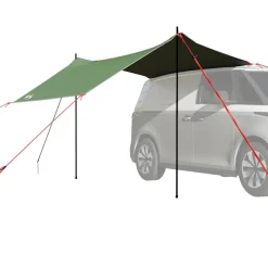 vidaXL Carpa para coche impermeable Verde Clearance