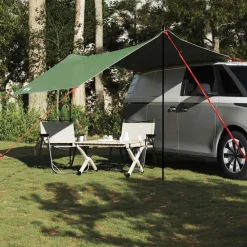 vidaXL Carpa para coche impermeable Verde Clearance