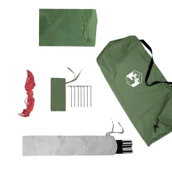 vidaXL Carpa para coche impermeable Verde Clearance