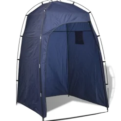 vidaXL Carpa para ducha/WC/vestidor Azul Sale