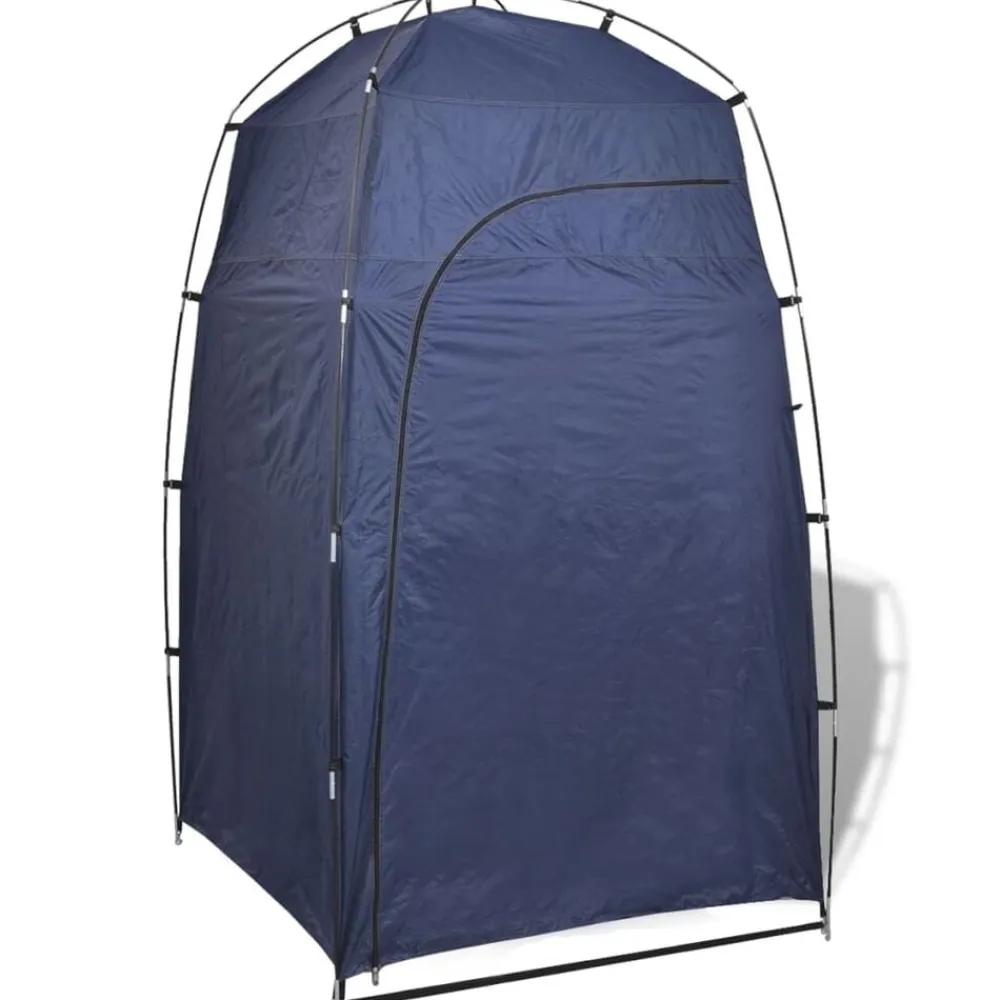 vidaXL Carpa para ducha/WC/vestidor Azul Sale