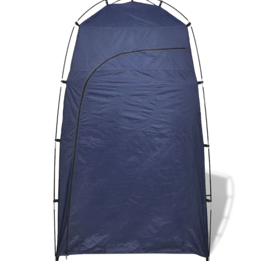 vidaXL Carpa para ducha/WC/vestidor Azul Sale