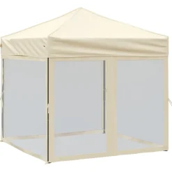 vidaXL Jardín-Carpa para fiestas plegable con paredes laterales 2x2 m