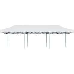 vidaXL Carpa para fiestas pop-up plegable blanco 3x9 m Best