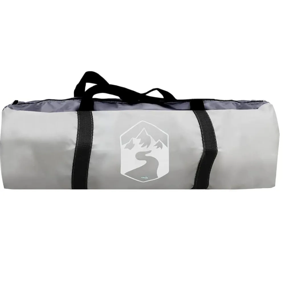 vidaXL Carpa para piscina con desmontables y paredes azul 510x510 cm Gris Best