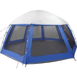 vidaXL Carpa para piscina con desmontables y paredes azul 510x510 cm Azul celeste Discount