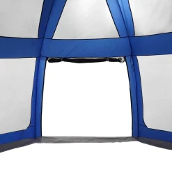 vidaXL Carpa para piscina con desmontables y paredes azul 510x510 cm Azul celeste Discount