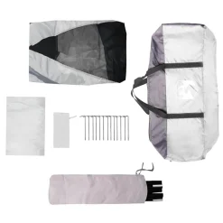 vidaXL Actividades Al Aire Libre-Carpa para piscina con desmontables y paredes 512x458 cm