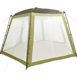 vidaXL Carpa para piscina de tela 500x433x250 cm Verde New
