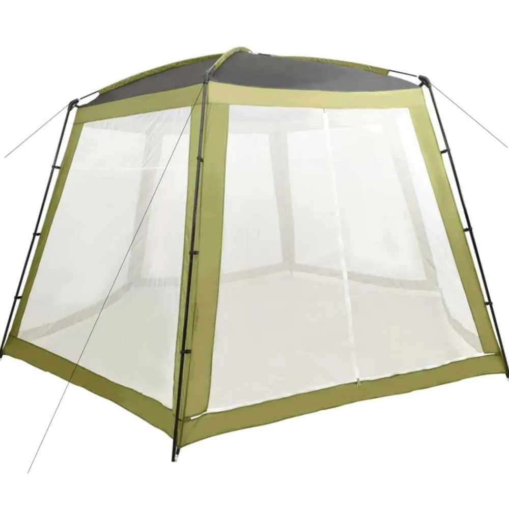 vidaXL Carpa para piscina de tela 500x433x250 cm Verde New