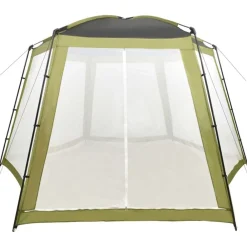 vidaXL Carpa para piscina de tela 500x433x250 cm Verde New