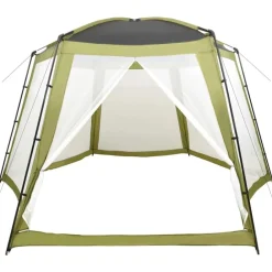 vidaXL Carpa para piscina de tela 500x433x250 cm Verde New