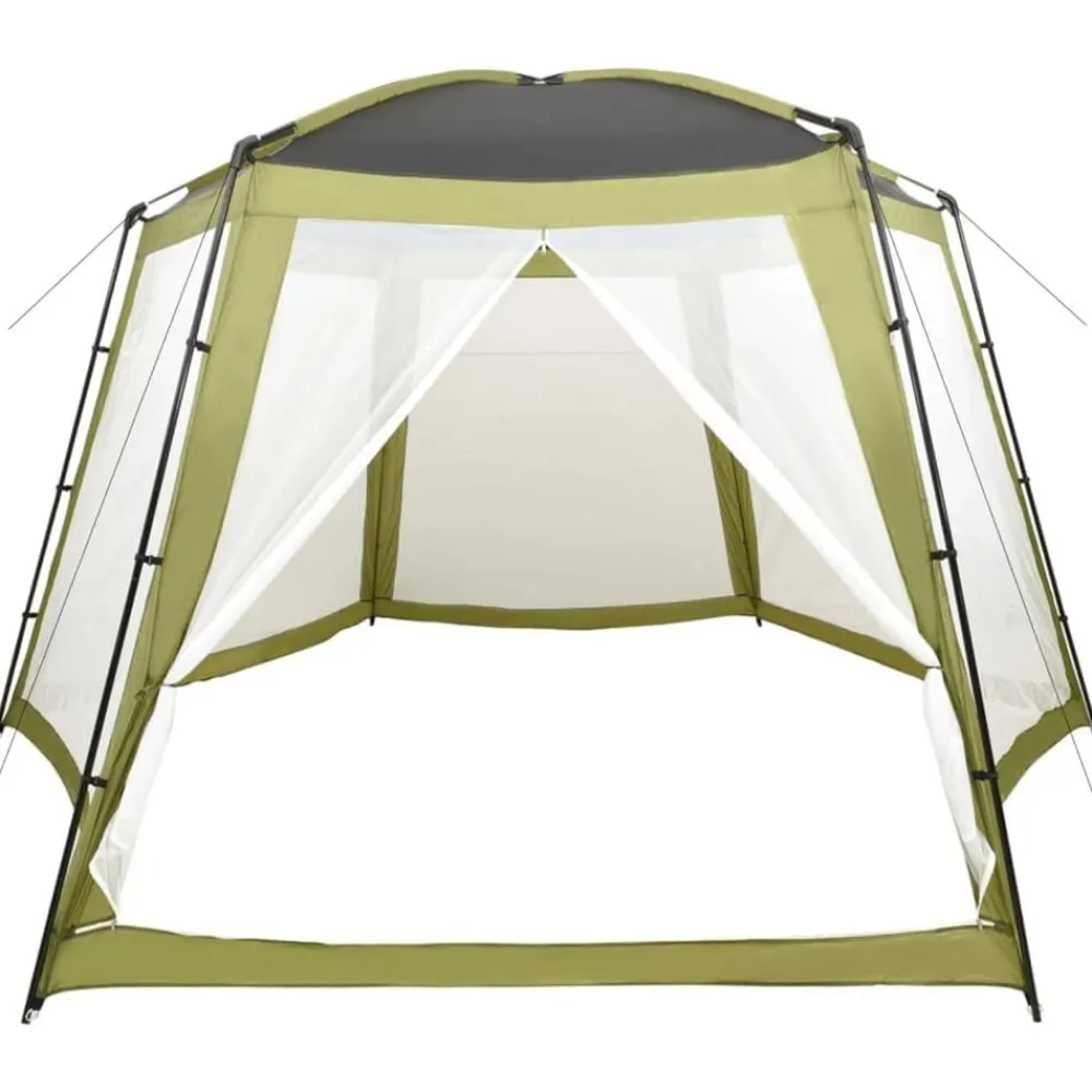 vidaXL Carpa para piscina de tela 500x433x250 cm Verde New