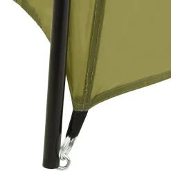 vidaXL Carpa para piscina de tela 500x433x250 cm Verde New