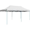 vidaXL Carpa plegable profesional acero blanco 3x6 m Best